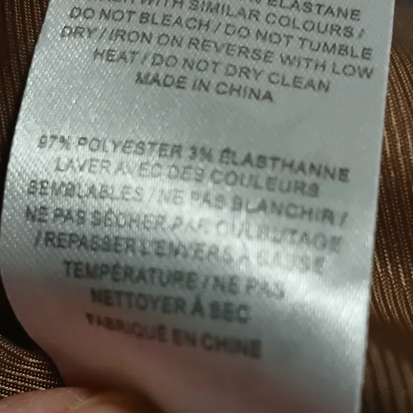 Urban threads  NWT ladies sport jacket. Brown plaid. Size 8. - Picture 9 of 12